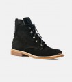 Men's leatherette casual flat heel boots