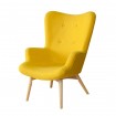 Mid-century style chair(Yellow)