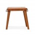 Wood top fashion side table
