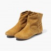 Faux suede boots casual