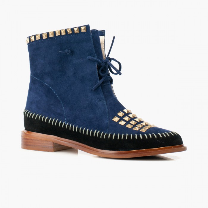 blue suede work boots